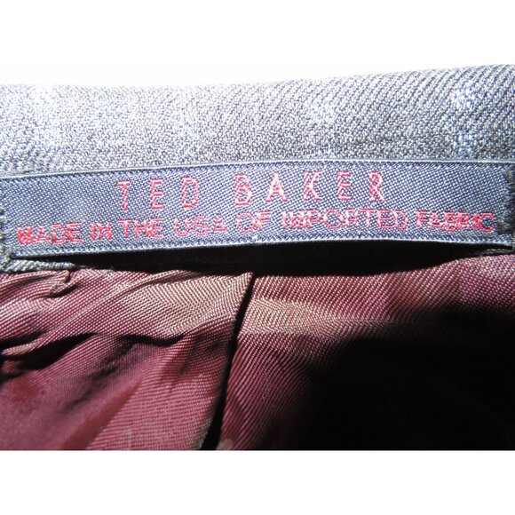 Ted Baker Endurance 3 piece pinstriped wool suit Jacket Pants Vest - Picture 4 of 10